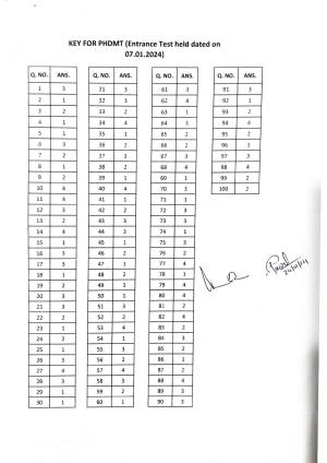 IGNOU PhD Entrance Test Ph. D. (Mathematics) Entrance Test, July, 2023 Question Paper