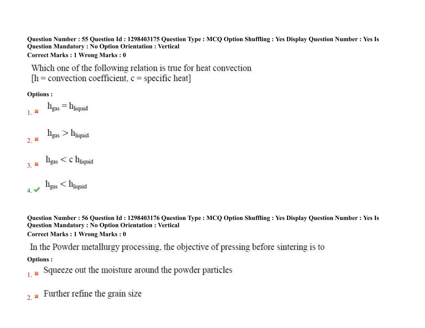 TS PGECET 2021: Metallurgical Engineering Question Papers - Page 34