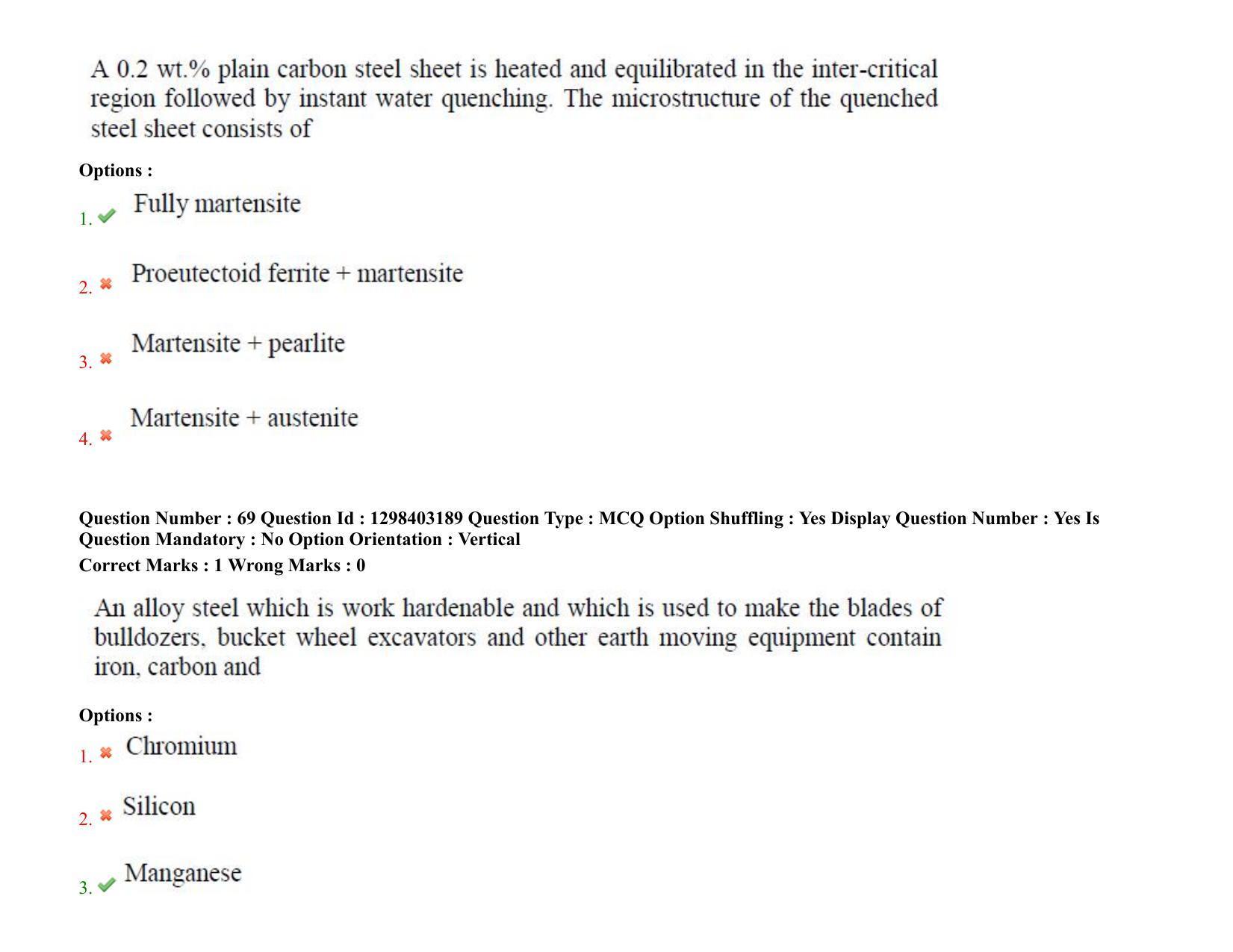 TS PGECET 2021: Metallurgical Engineering Question Papers - Page 42