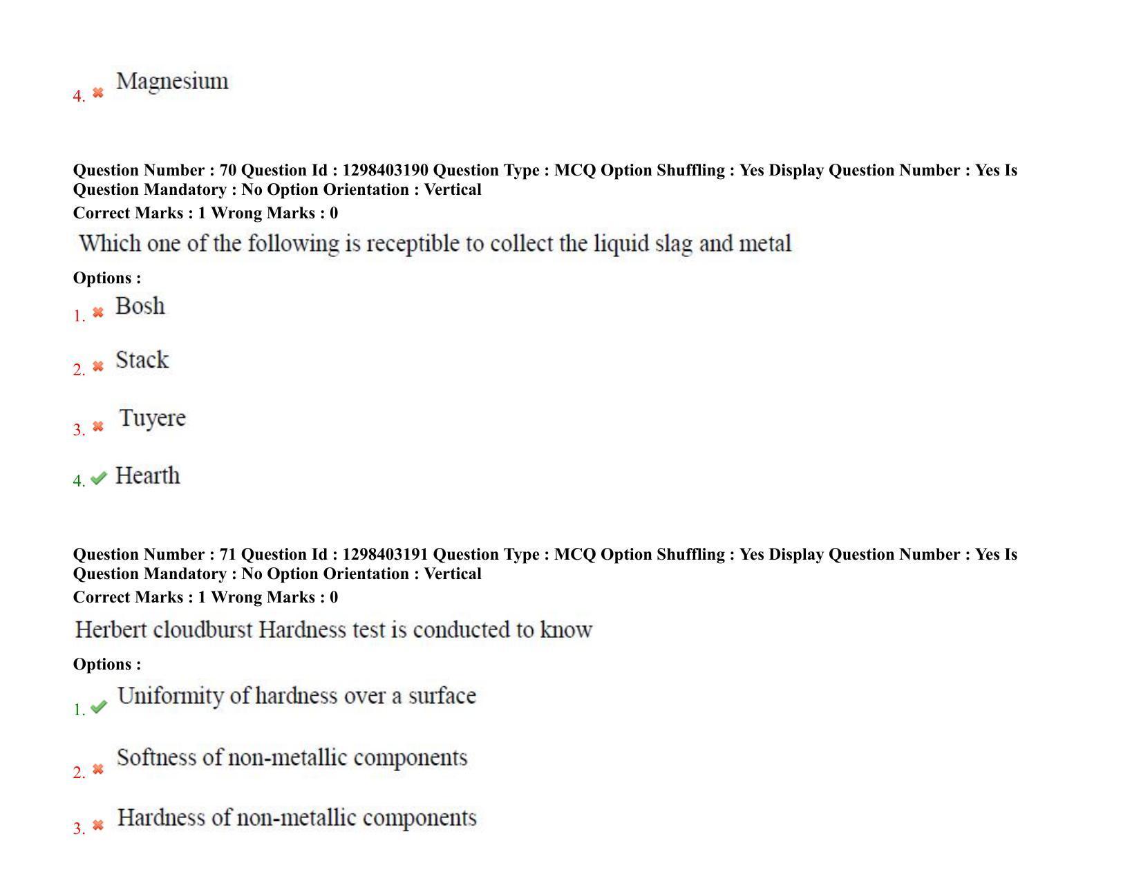 TS PGECET 2021: Metallurgical Engineering Question Papers - Page 43