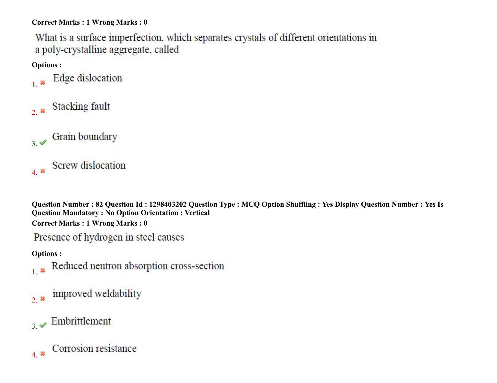 TS PGECET 2021: Metallurgical Engineering Question Papers - Page 49