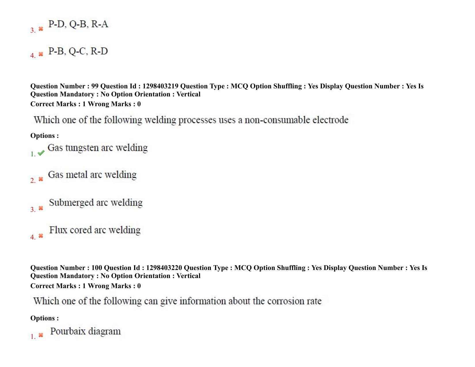 TS PGECET 2021: Metallurgical Engineering Question Papers - Page 59