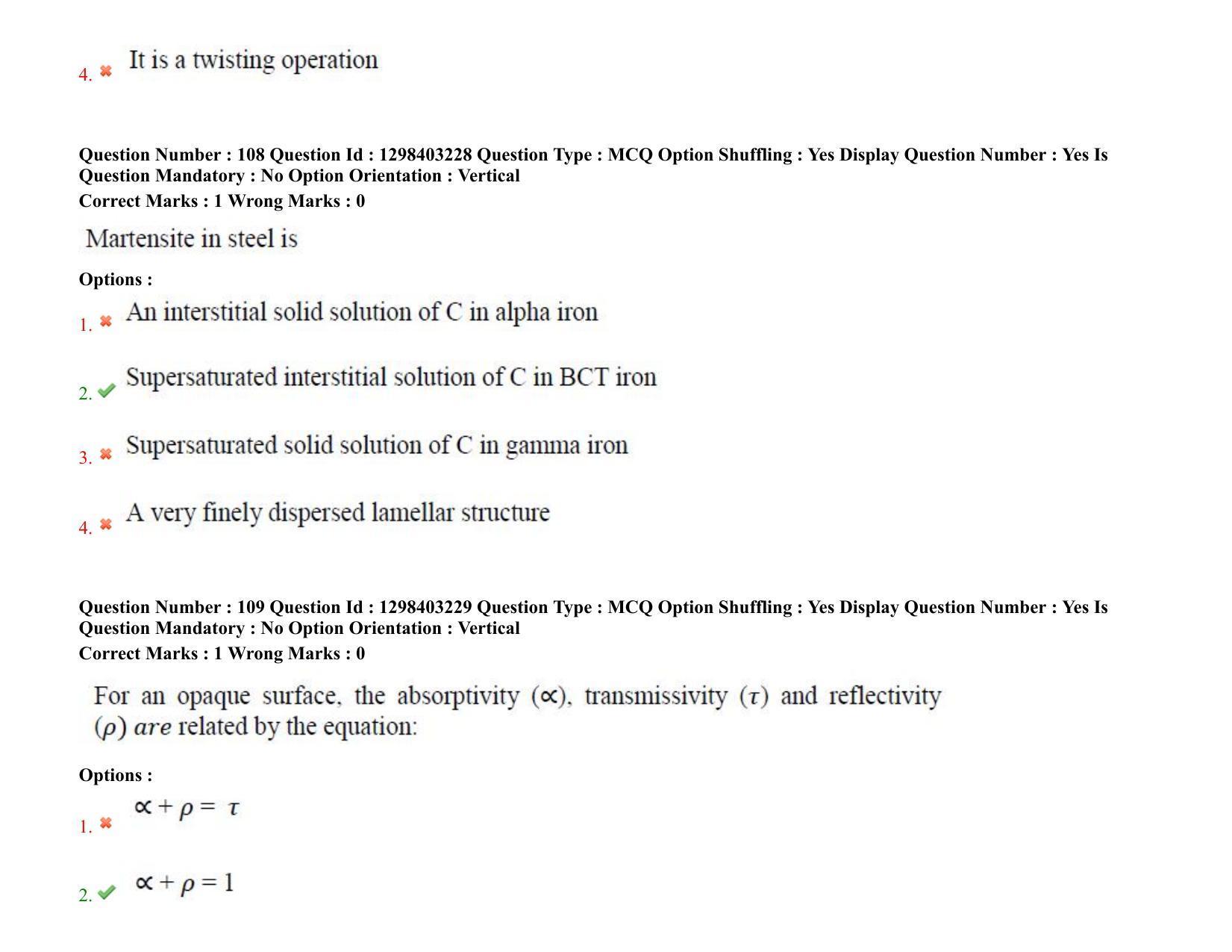 TS PGECET 2021: Metallurgical Engineering Question Papers - Page 64