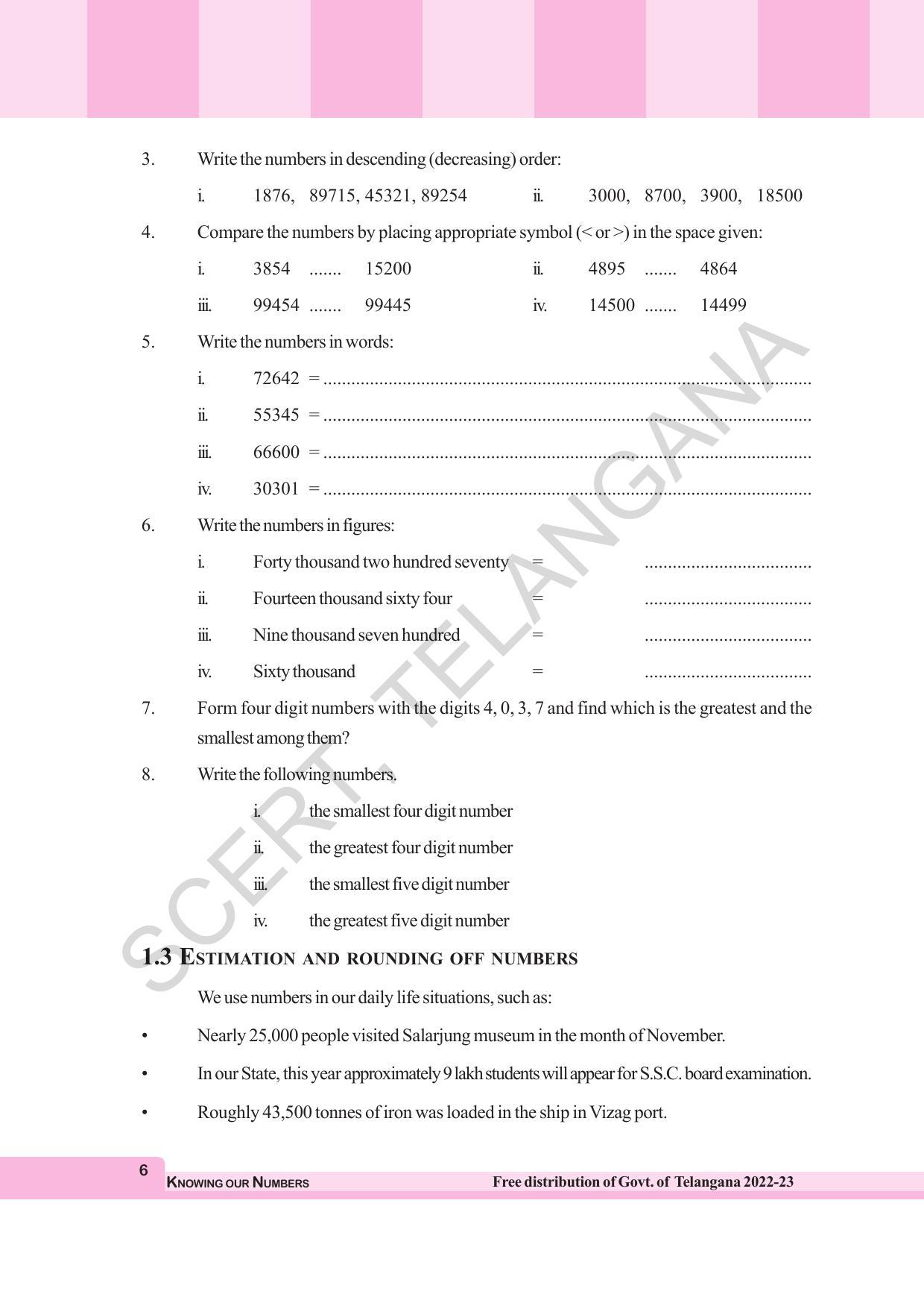 TS SCERT Class 6 Maths Path 1 (Telugu Medium) Text Book - Page 18