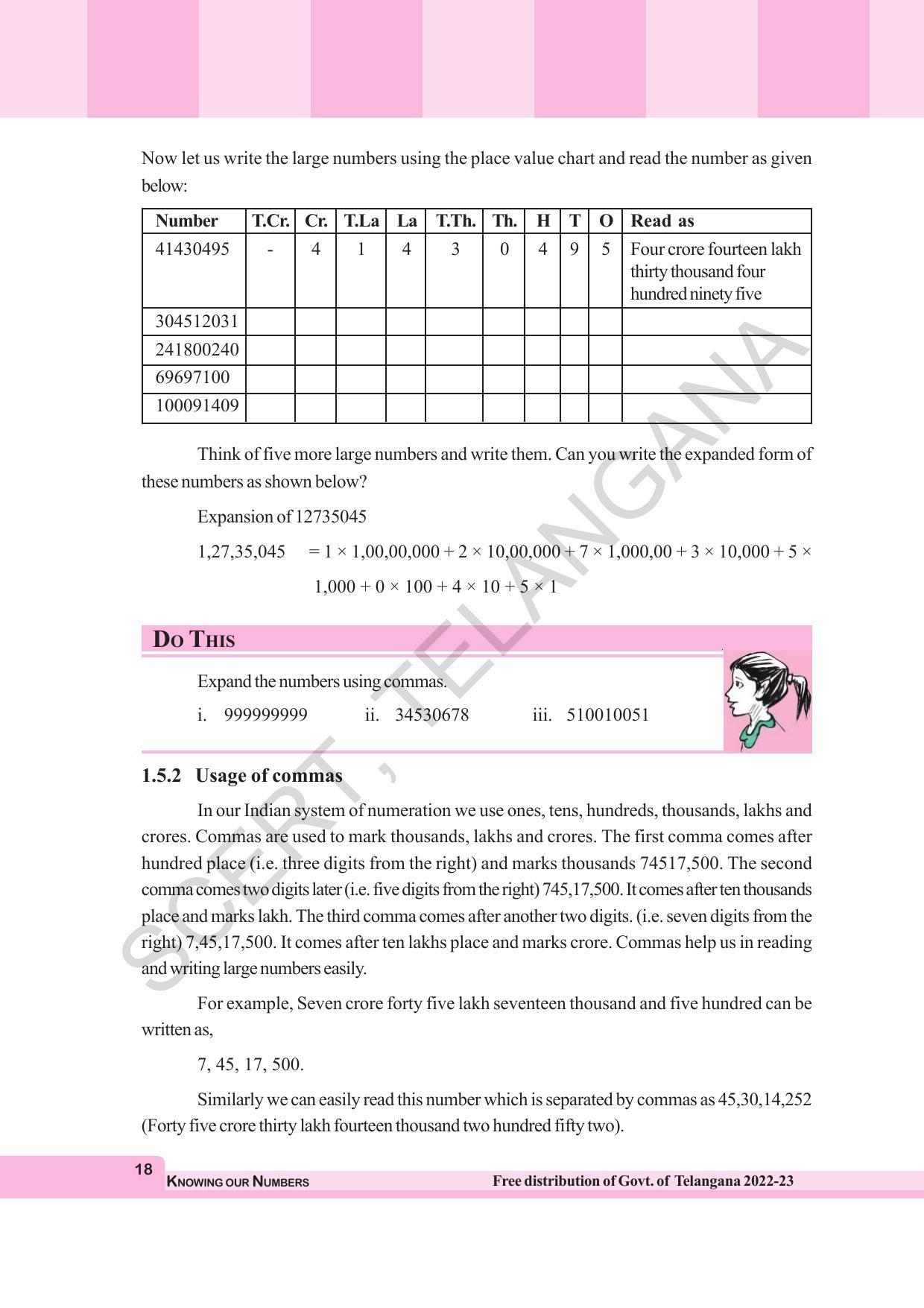 TS SCERT Class 6 Maths Path 1 (Telugu Medium) Text Book - Page 30