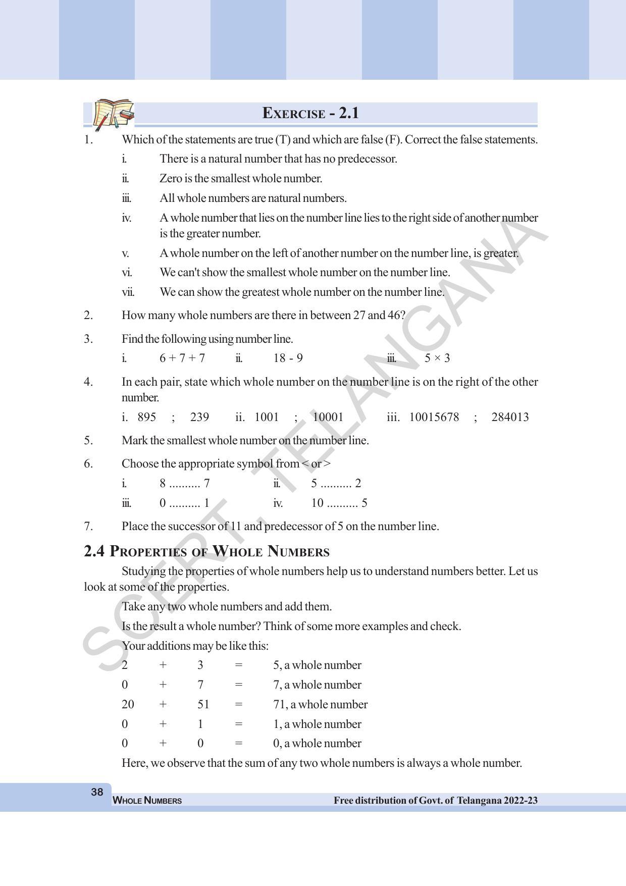 TS SCERT Class 6 Maths Path 1 (Telugu Medium) Text Book - Page 50