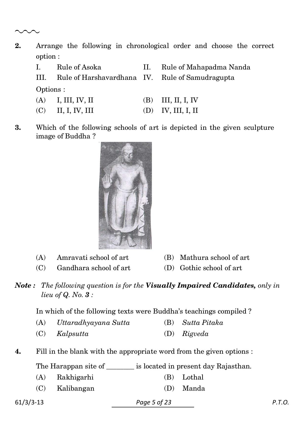 CBSE Class 12 61-3-3 History 2024 Question Paper - Page 5