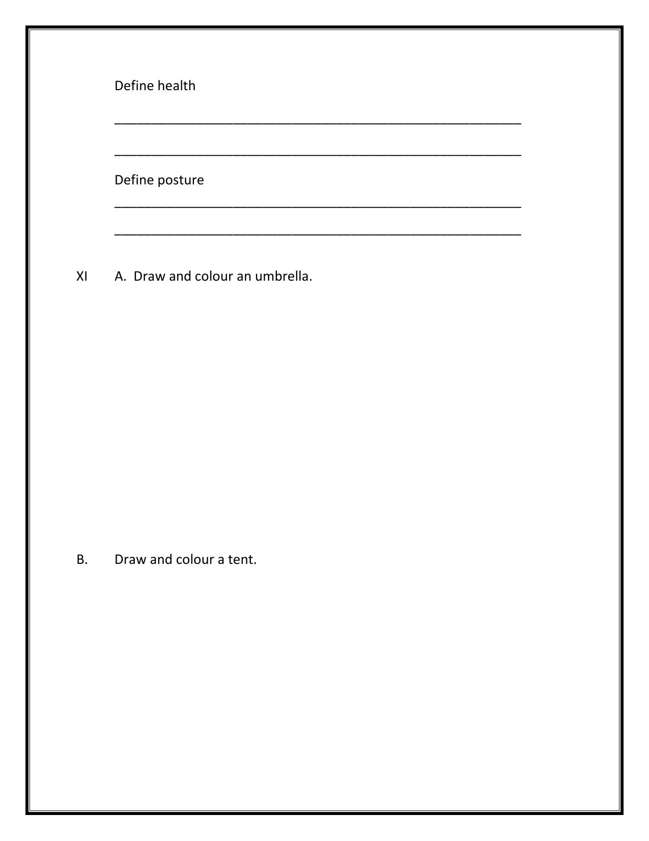 Practical Worksheets for Class 2 EVS Assignment - Page 13