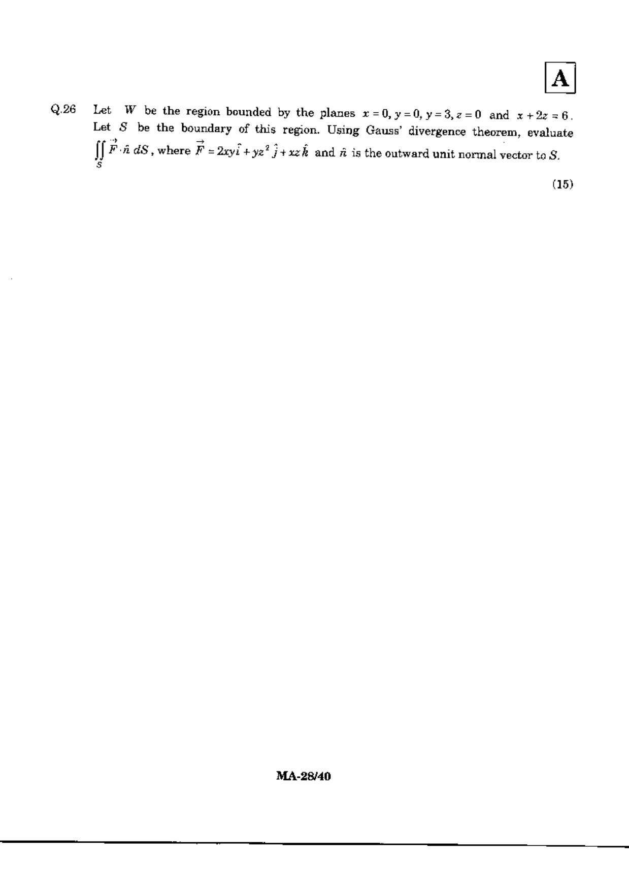 JAM 2010: MA Question Paper - Page 30