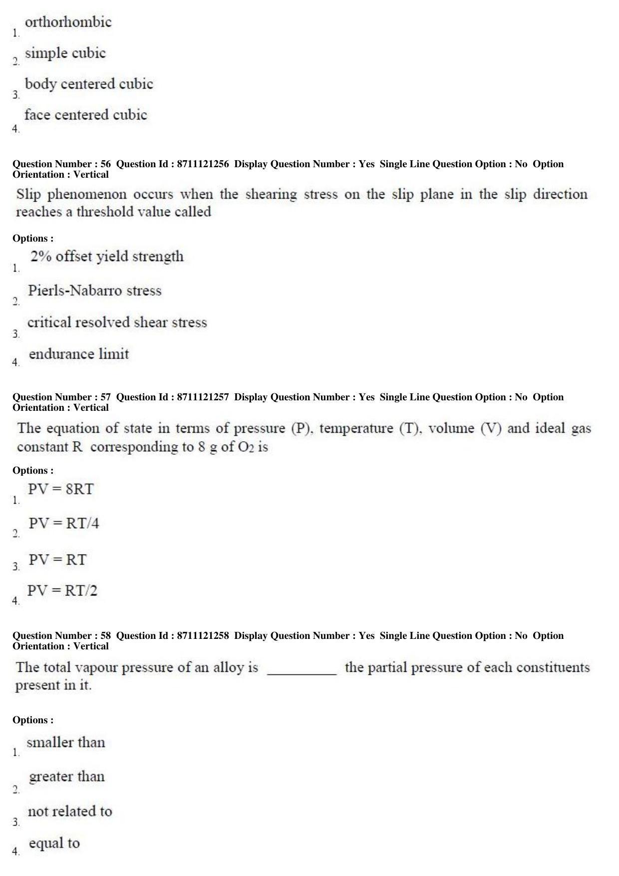 TS PGECET 2017: NANO TECHNOLOGY Question Papers - Page 16