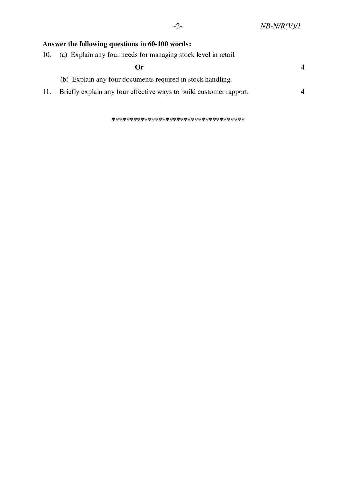 NBSE Class IX Final Examination 2023 Phase 2 Question Paper (All Subjects) - Page 42
