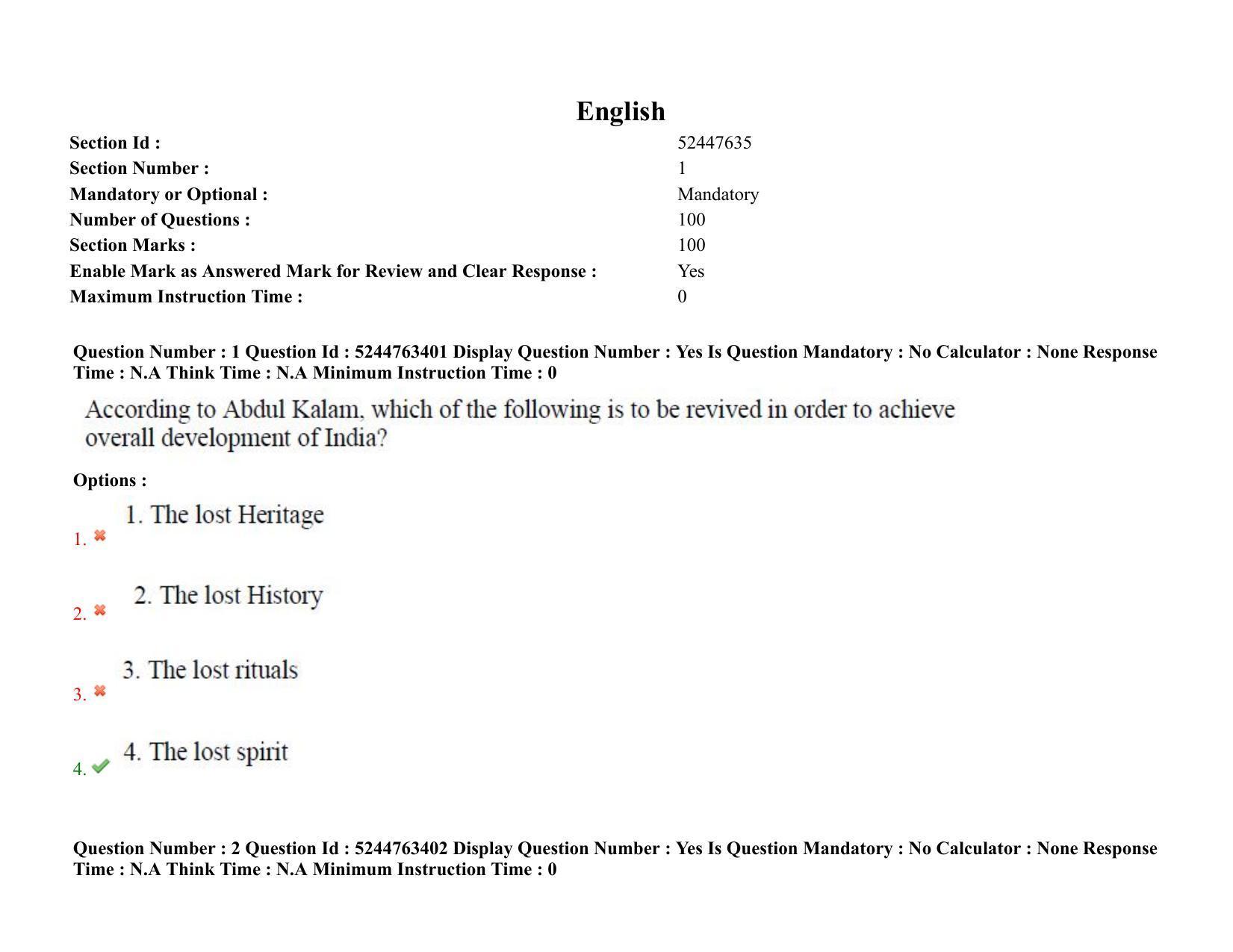 AP PGCET 2022 English Paper with Answer Key - Page 2