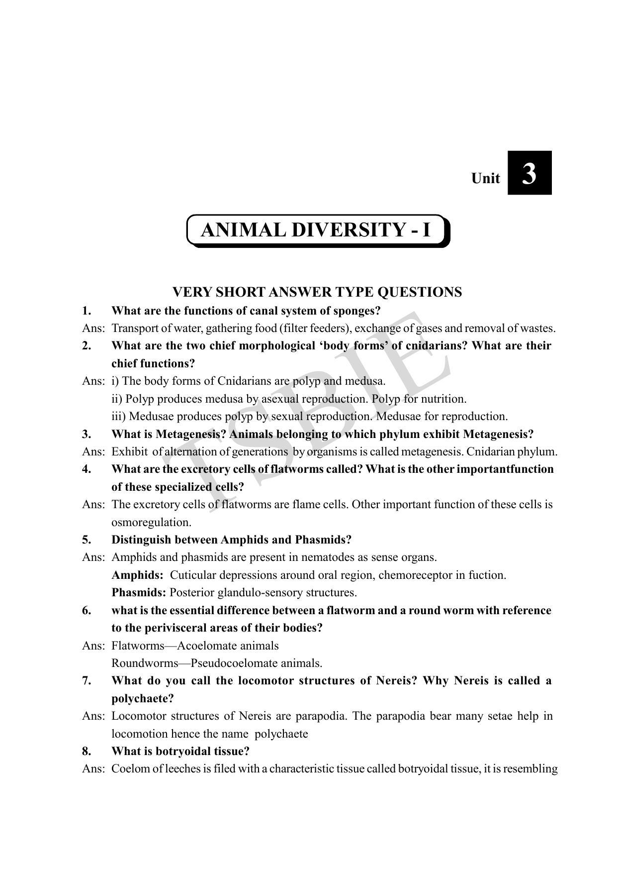 TS SCERT Inter 1st Year Zoology Path 1 (English Medium) Text Book - Page 18
