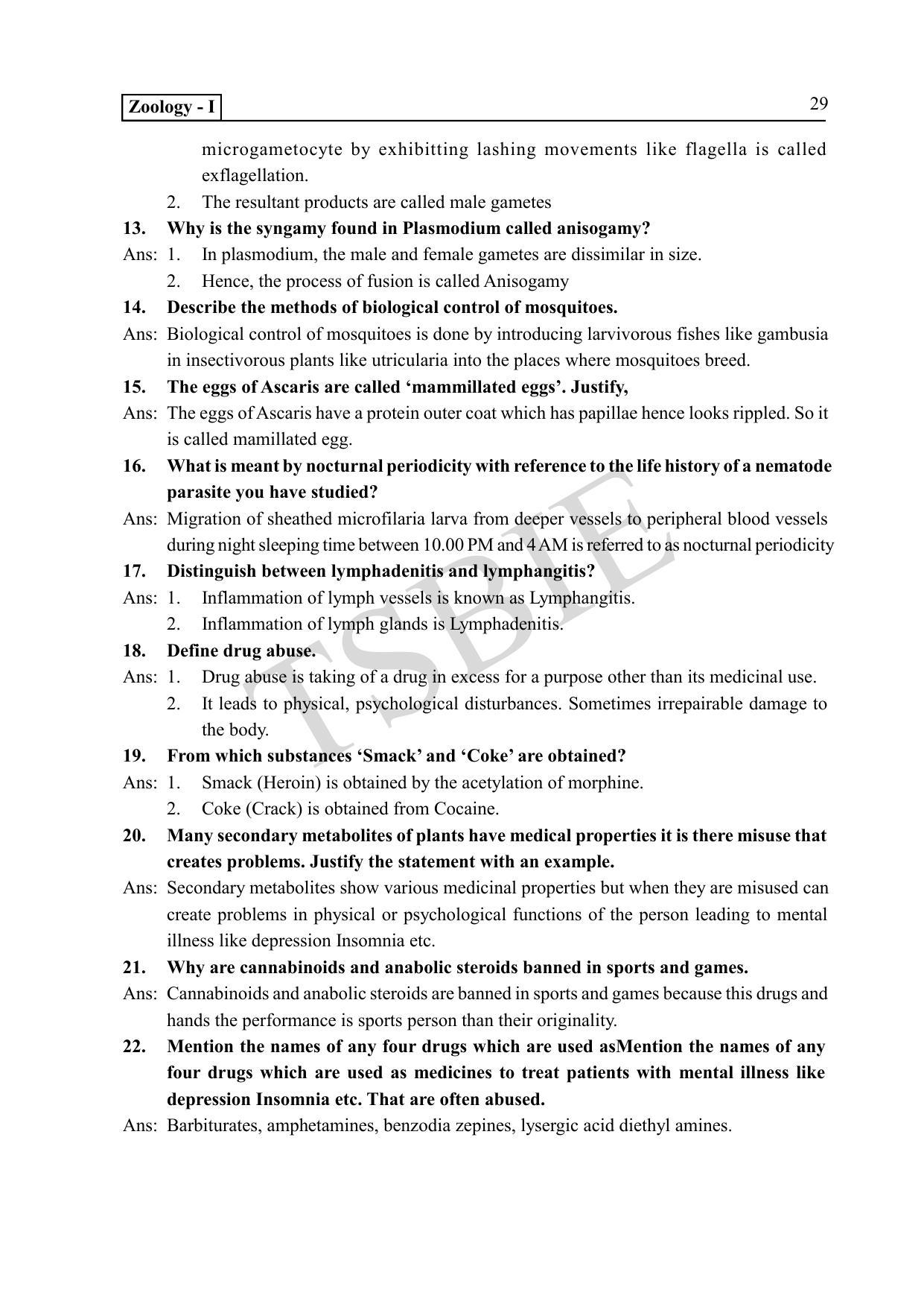 TS SCERT Inter 1st Year Zoology Path 1 (English Medium) Text Book - Page 34