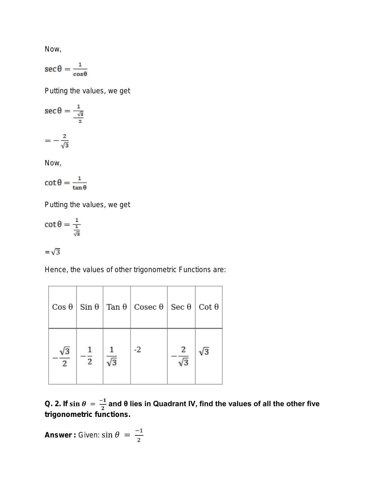 Chapter 15: Trigonometric or Circular Functions: RS Aggarwal Class 11 Solutions - Page 3