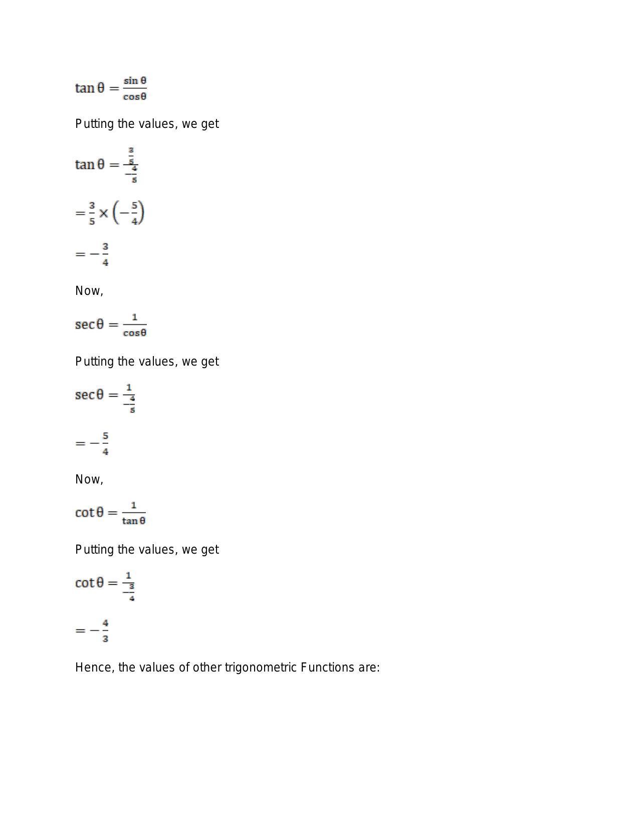 Chapter 15: Trigonometric or Circular Functions: RS Aggarwal Class 11 Solutions - Page 8
