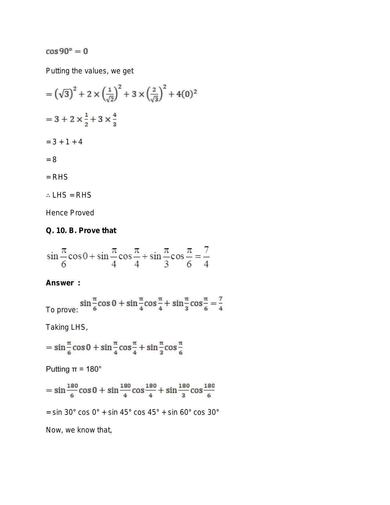 Chapter 15: Trigonometric or Circular Functions: RS Aggarwal Class 11 Solutions - Page 26