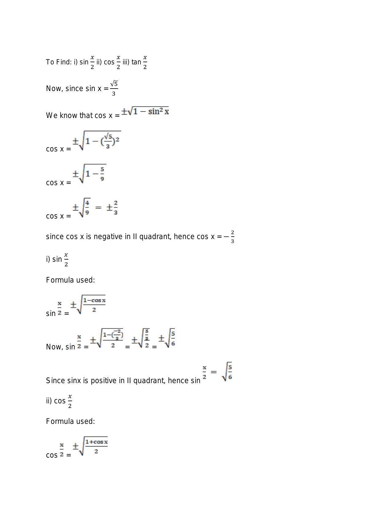 Chapter 15: Trigonometric or Circular Functions: RS Aggarwal Class 11 Solutions - Page 114