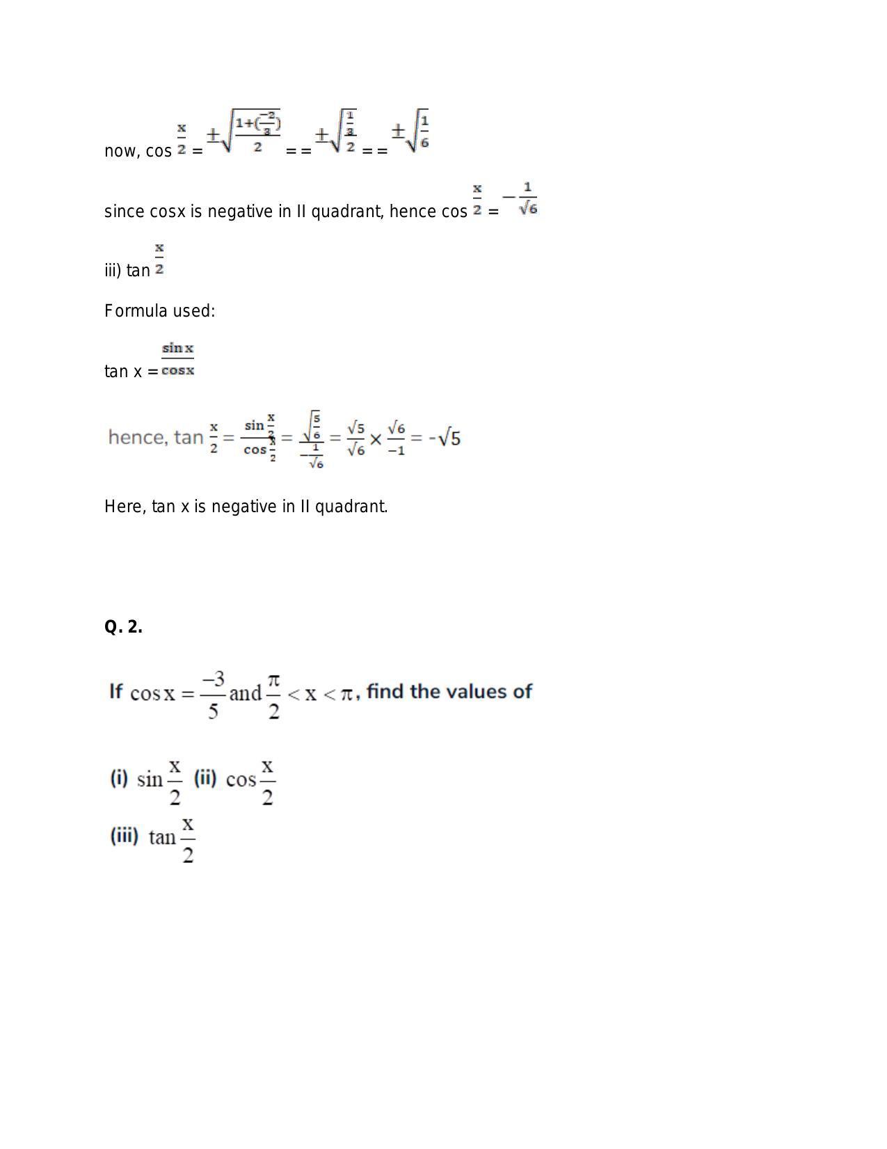 Chapter 15: Trigonometric or Circular Functions: RS Aggarwal Class 11 Solutions - Page 115