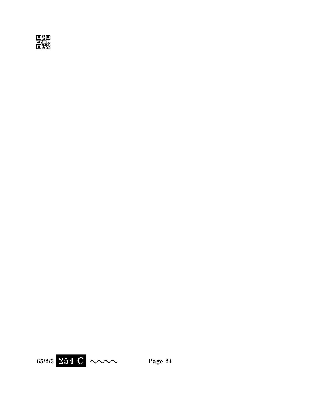 CBSE Class 12 65-2-3 MATHEMATICS 2023 Question Paper - Page 24