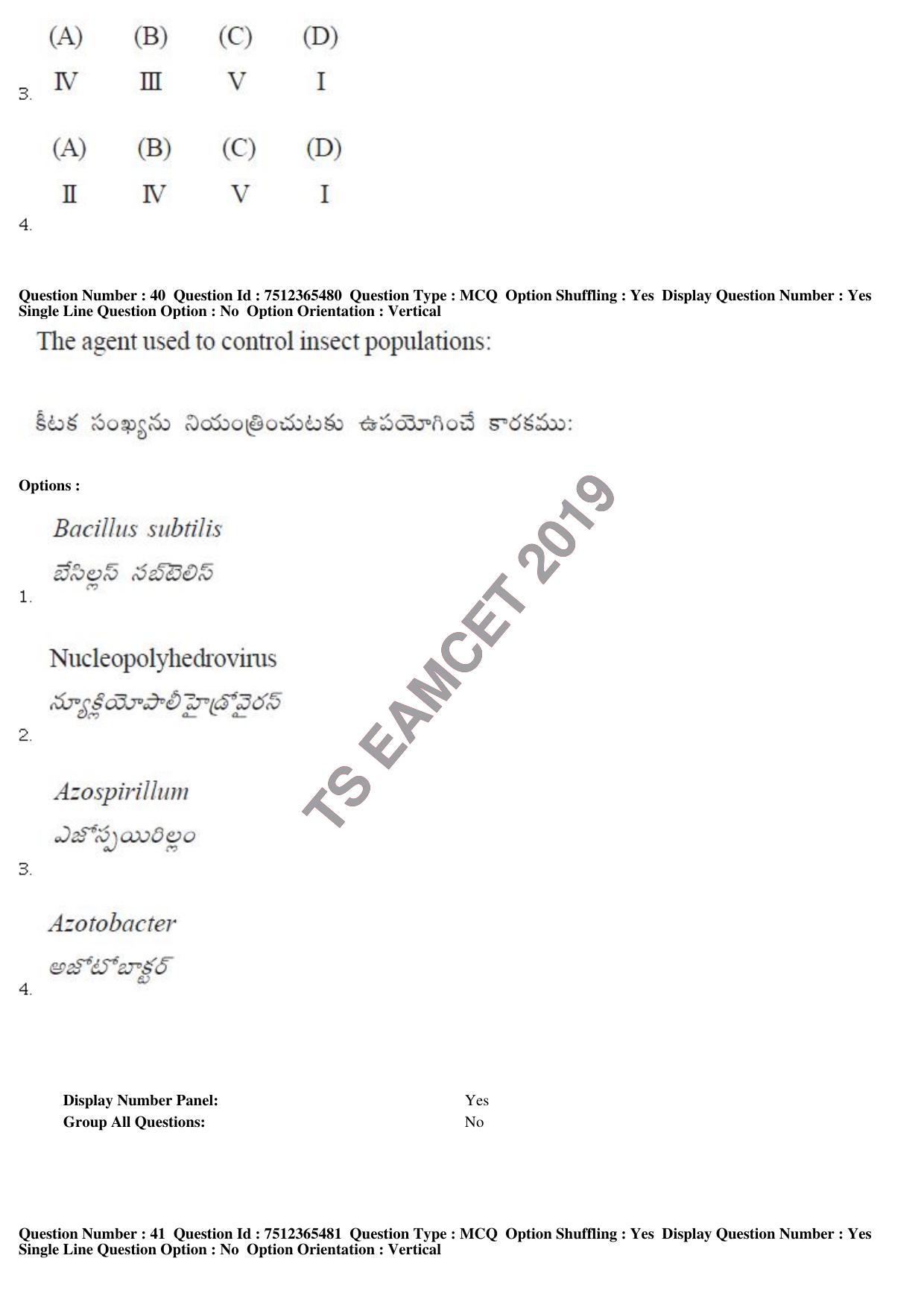 TS EAMCET 2019 Engineering Question Paper with Key (8 May 2019 Afternoon) - Page 39