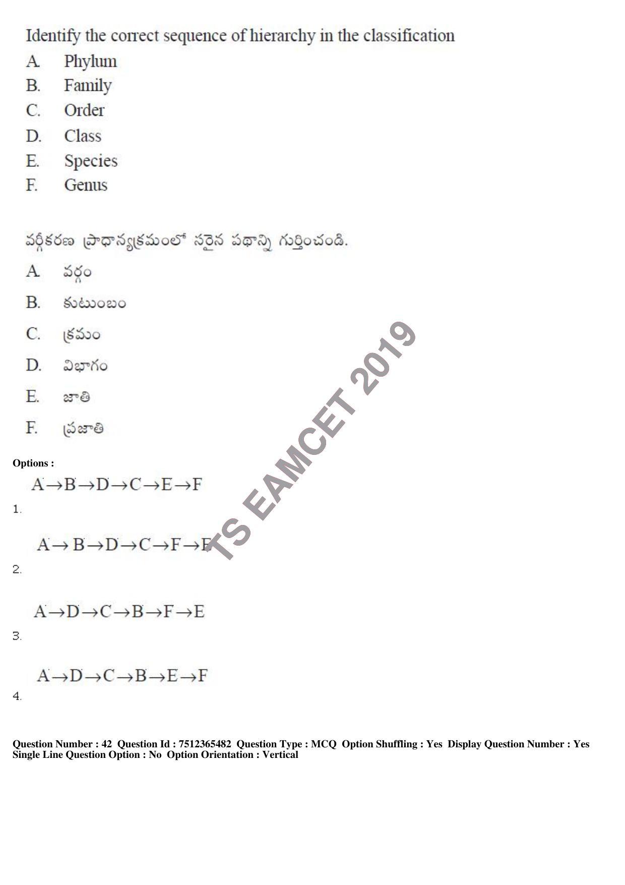 TS EAMCET 2019 Engineering Question Paper with Key (8 May 2019 Afternoon) - Page 40
