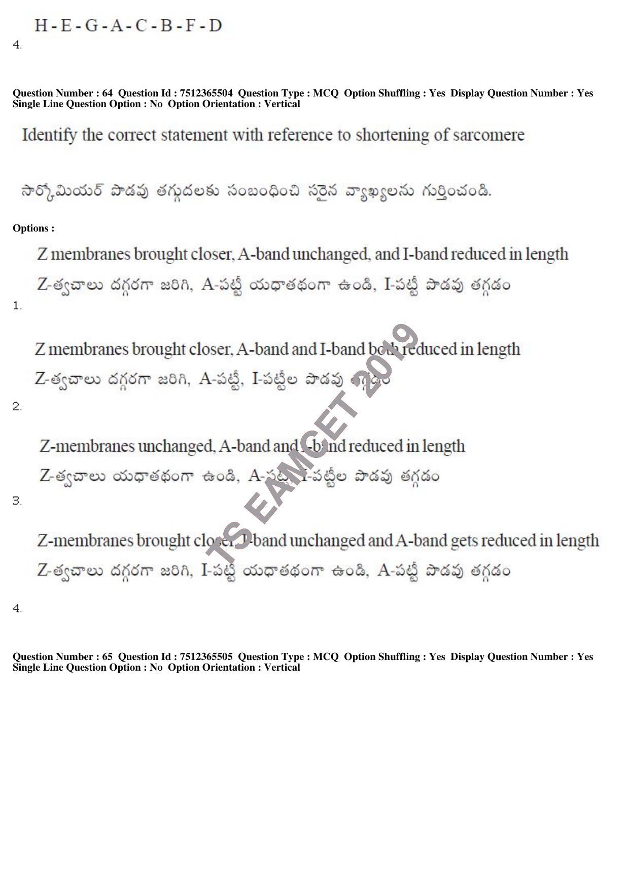 TS EAMCET 2019 Engineering Question Paper with Key (8 May 2019 Afternoon) - Page 60