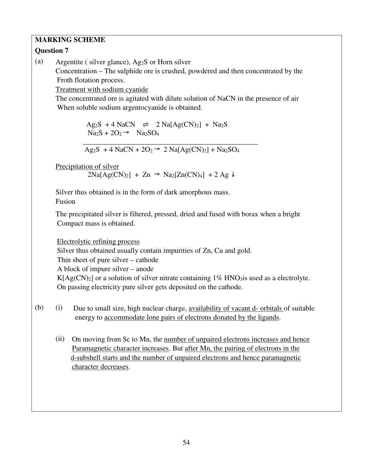 ISC Class 12 2015 Chemistry Question Paper Solutions - Page 21