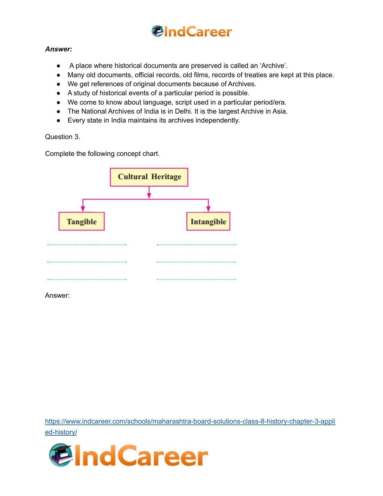 Maharashtra Board Solutions Class 8-History: Chapter 3- Applied History - Page 4