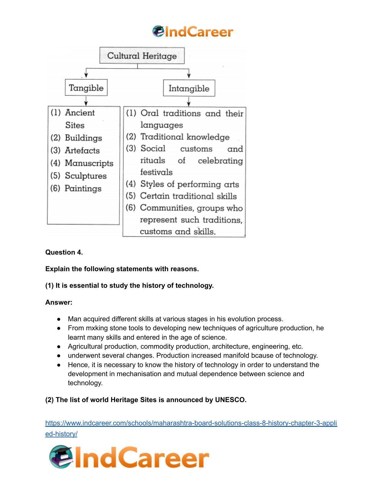 Maharashtra Board Solutions Class 8-History: Chapter 3- Applied History - Page 5