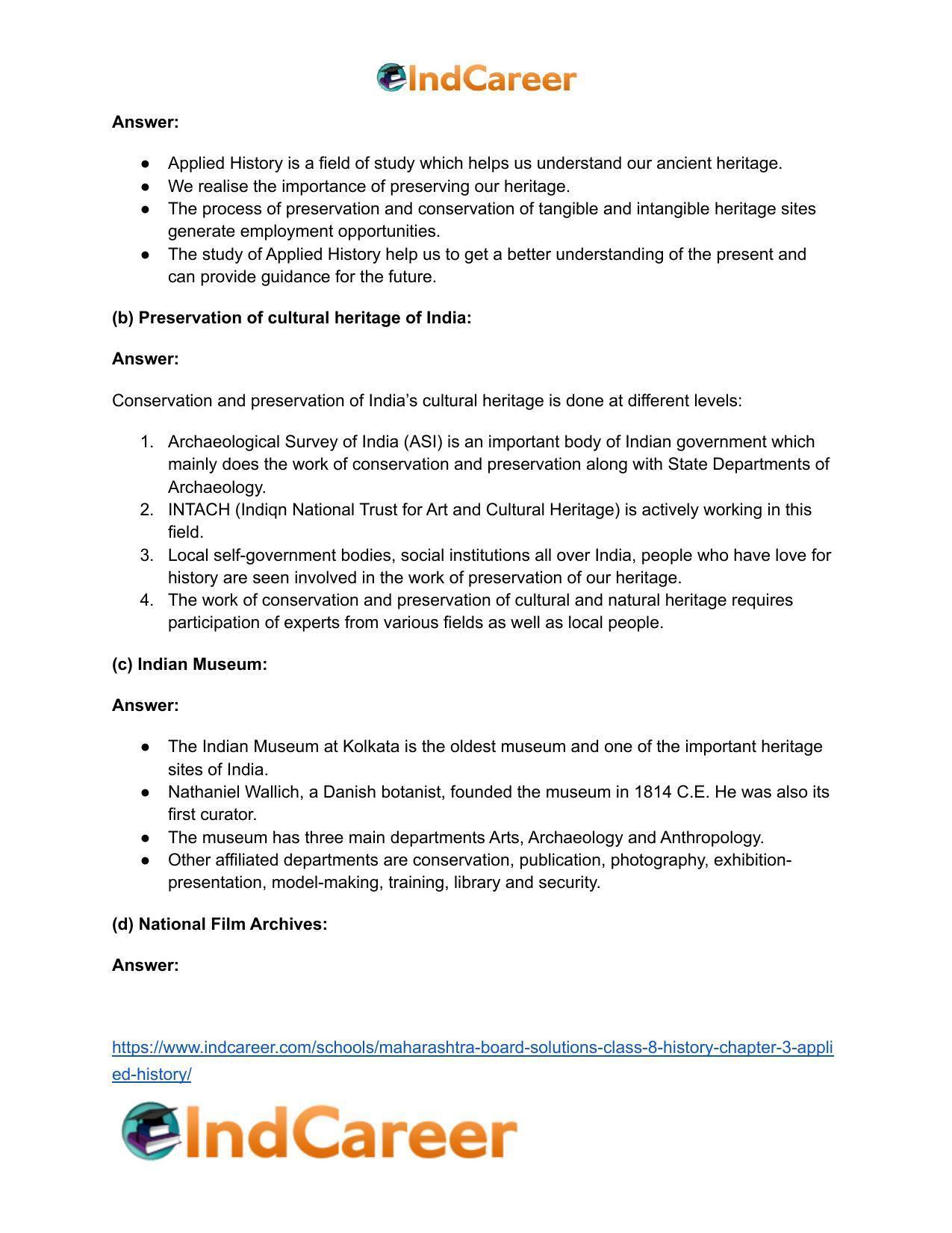 Maharashtra Board Solutions Class 8-History: Chapter 3- Applied History - Page 16