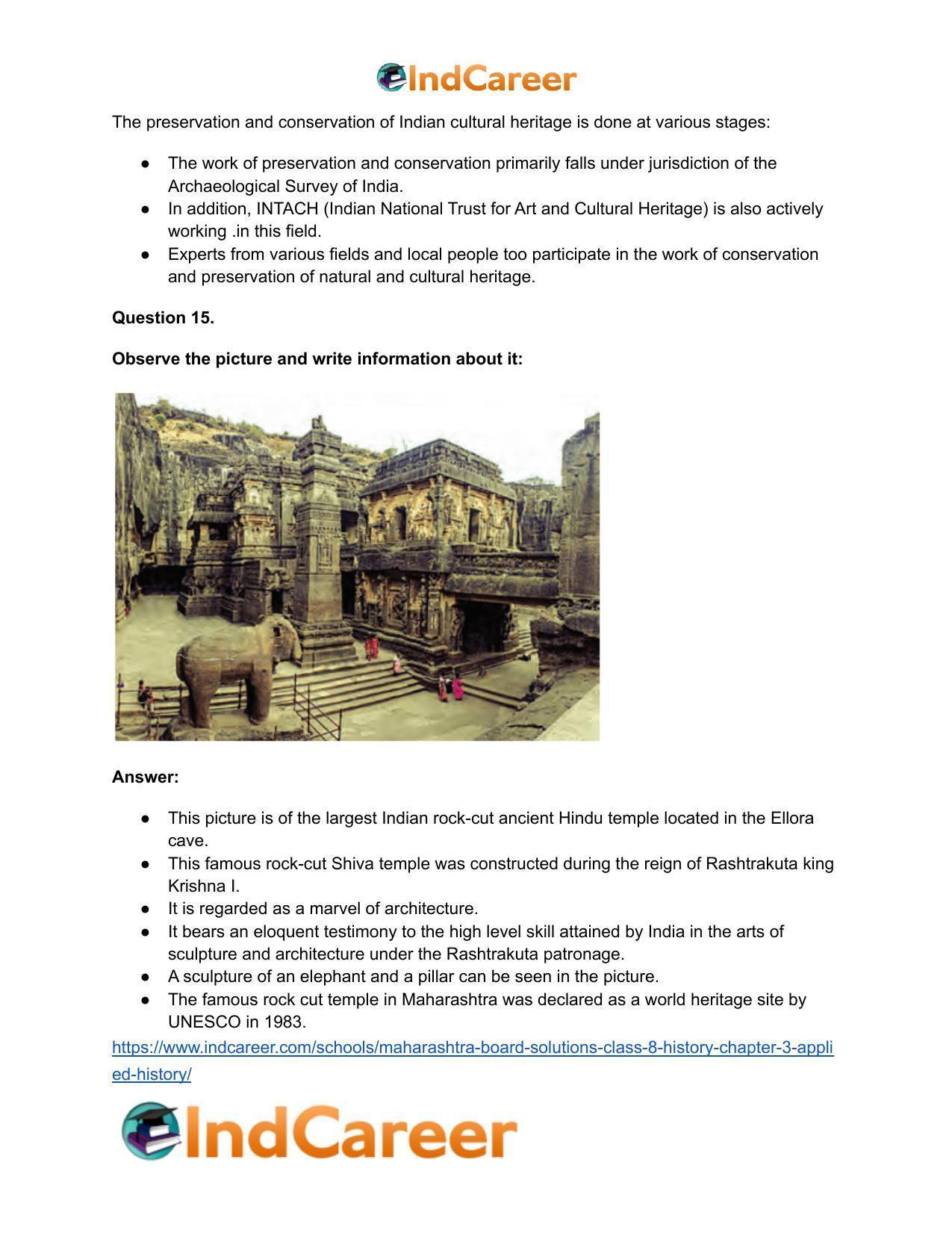 Maharashtra Board Solutions Class 8-History: Chapter 3- Applied History - Page 22