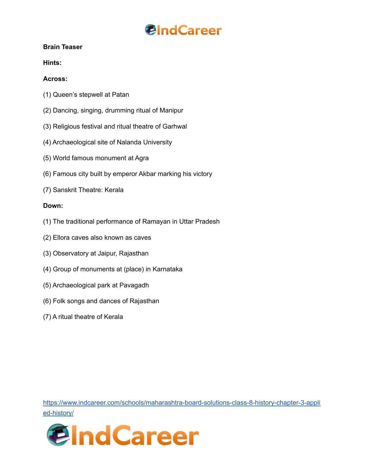 Maharashtra Board Solutions Class 8-History: Chapter 3- Applied History - Page 23