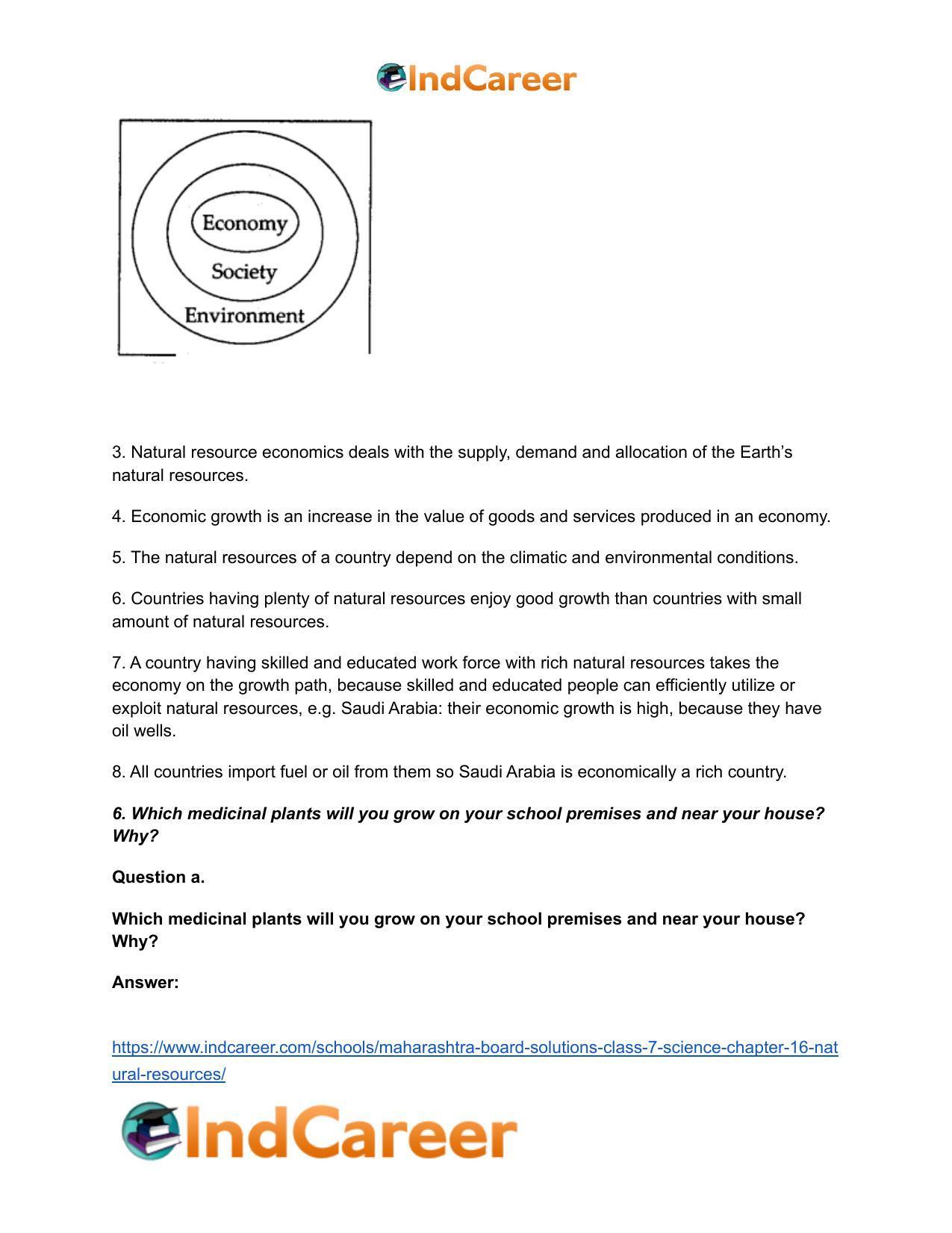 Maharashtra Board Solutions Class 7-Science: Chapter 16- Natural Resources - Page 10