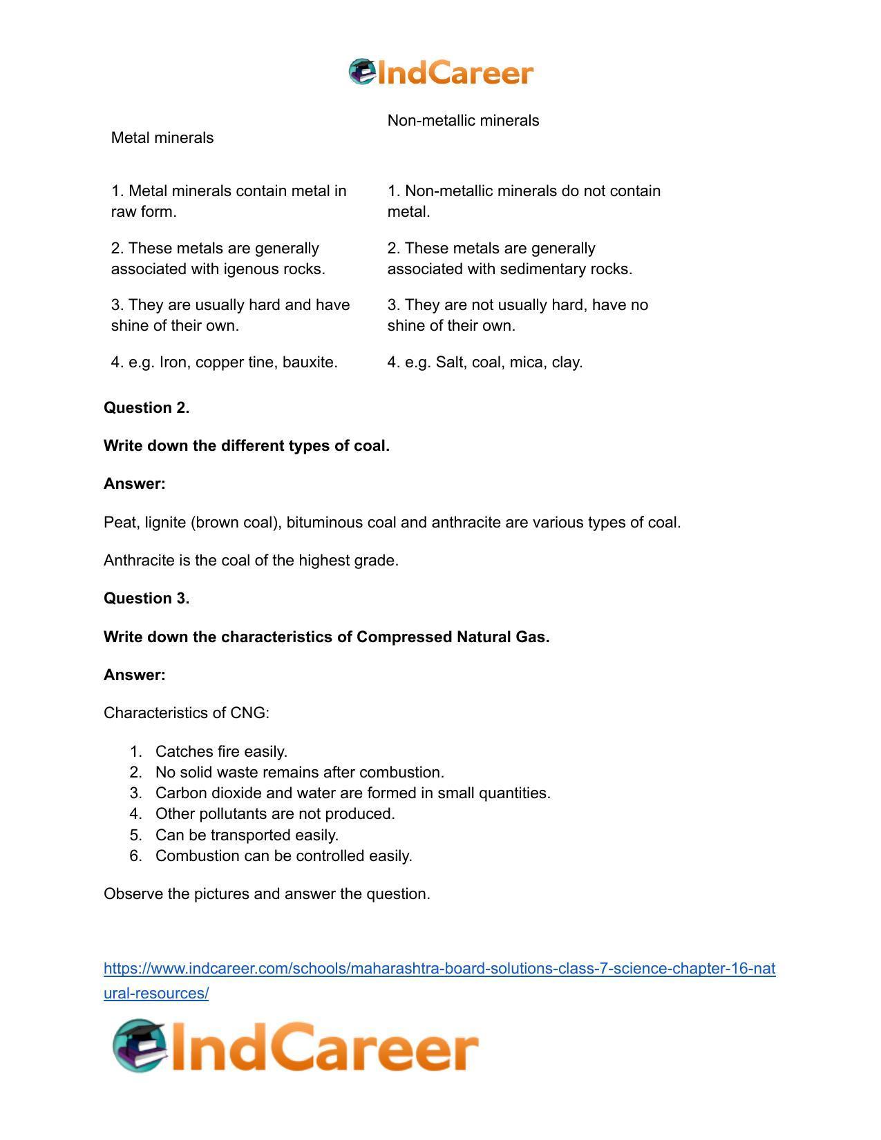 Maharashtra Board Solutions Class 7-Science: Chapter 16- Natural Resources - Page 23