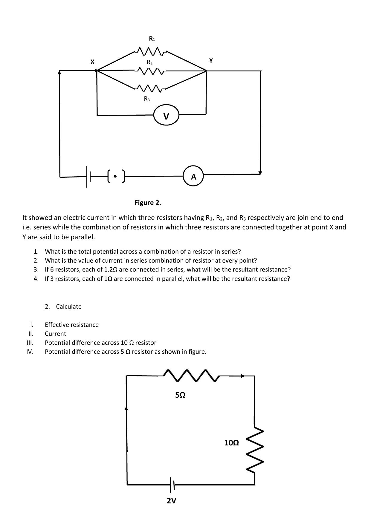 JKBOSE Class 10 Electricity (Physics) Question Bank - Page 3