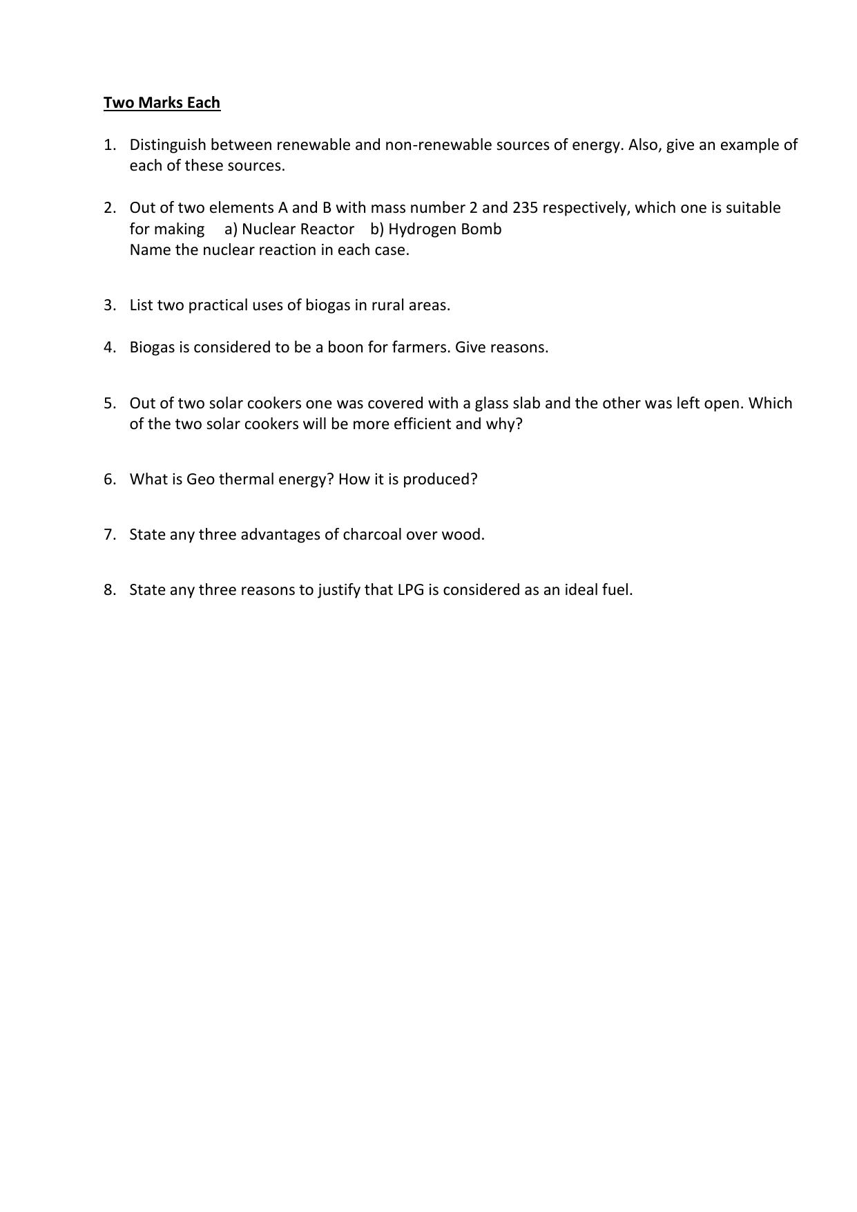 JKBOSE Class 10 Electricity (Physics) Question Bank - Page 6
