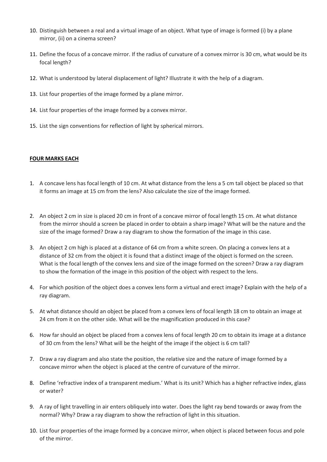 JKBOSE Class 10 Electricity (Physics) Question Bank - Page 12