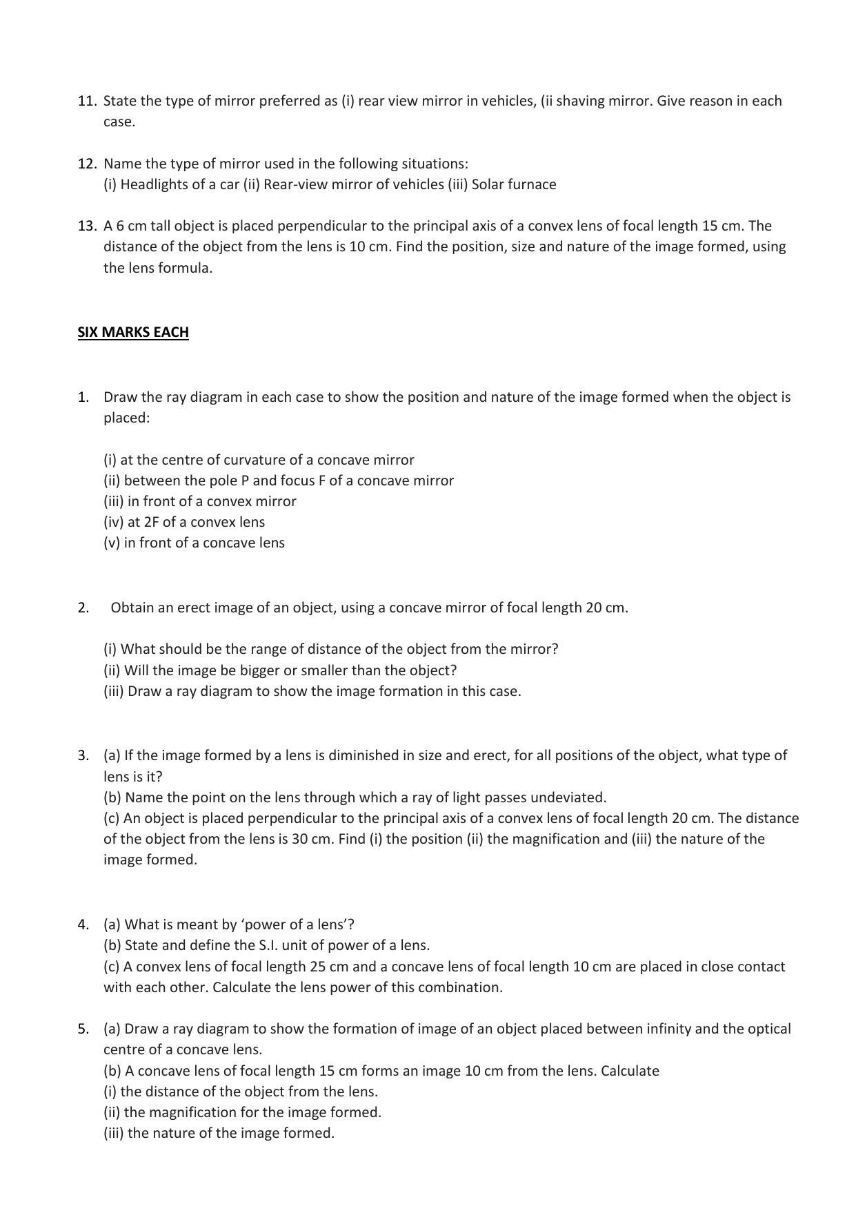 JKBOSE Class 10 Electricity (Physics) Question Bank - Page 13