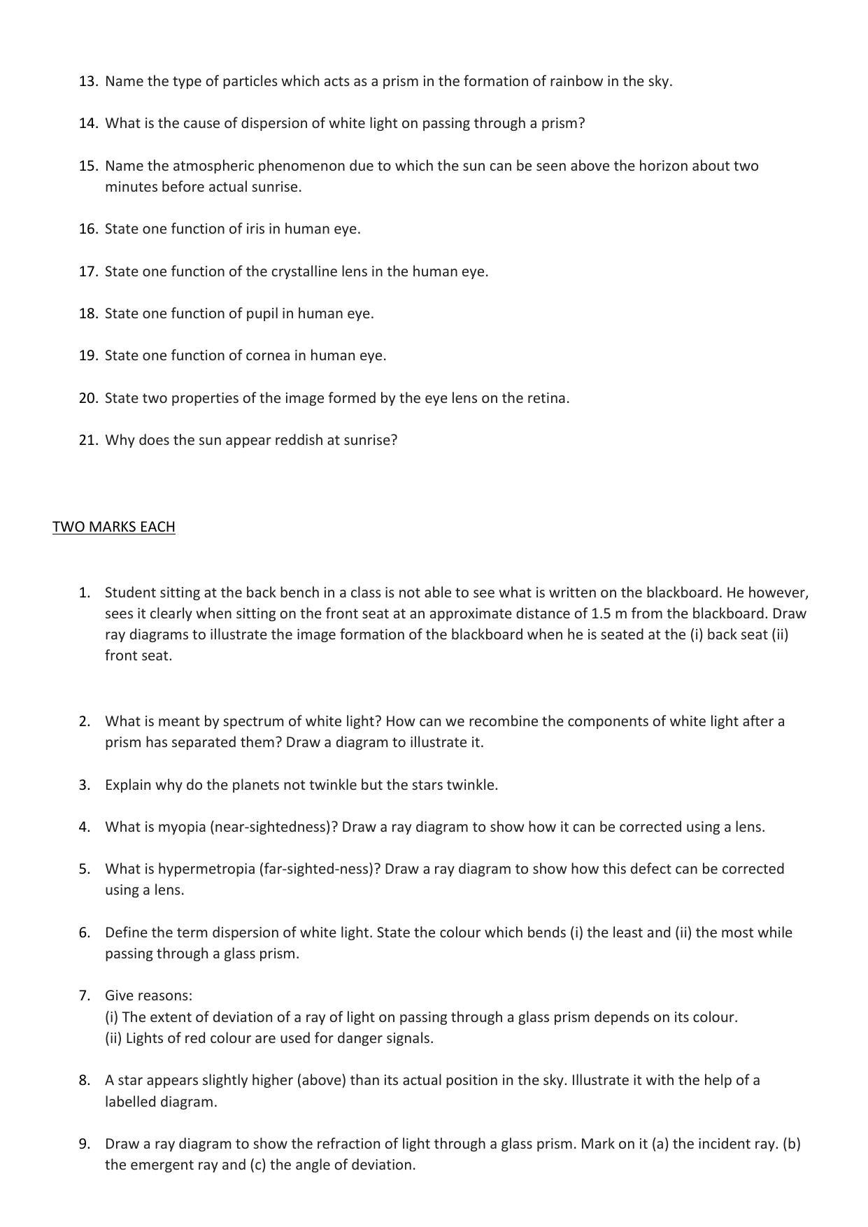 JKBOSE Class 10 Electricity (Physics) Question Bank - Page 15