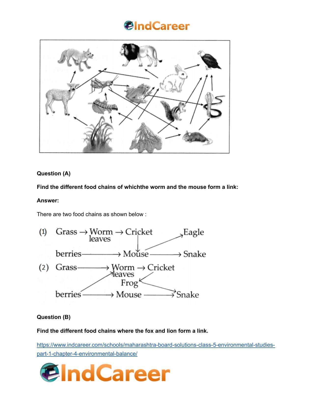 Maharashtra Board Solutions Class 5-Environmental Studies (Part 1): Chapter 4- Environmental Balance - Page 19