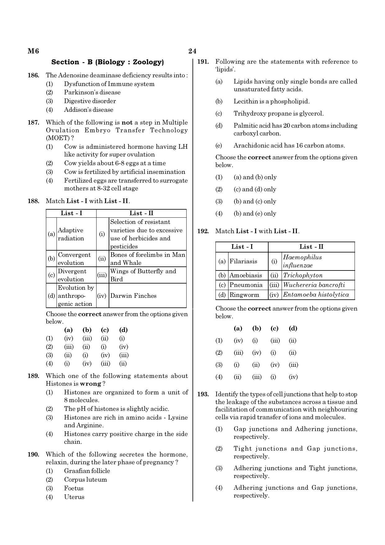 NEET M6 2021 Question Paper - Page 24