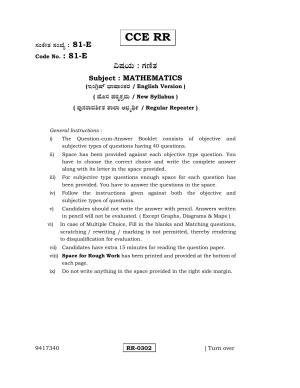 Karnataka SSLC Maths - ENGLISH (81-E-CCE-RR_M1) (Supplementary) June 2016 Question Paper