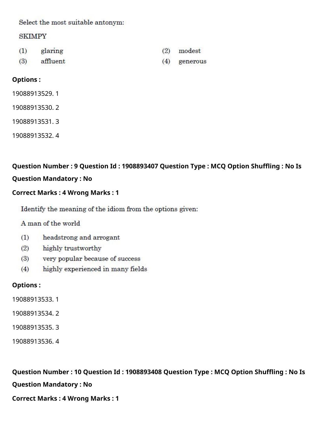 CUET PG 2021 PGQP27 Question Paper - Page 6
