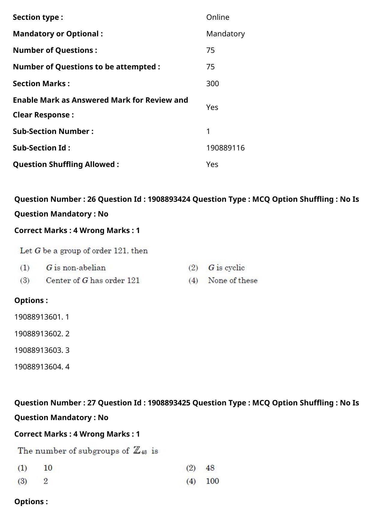 CUET PG 2021 PGQP27 Question Paper - Page 14
