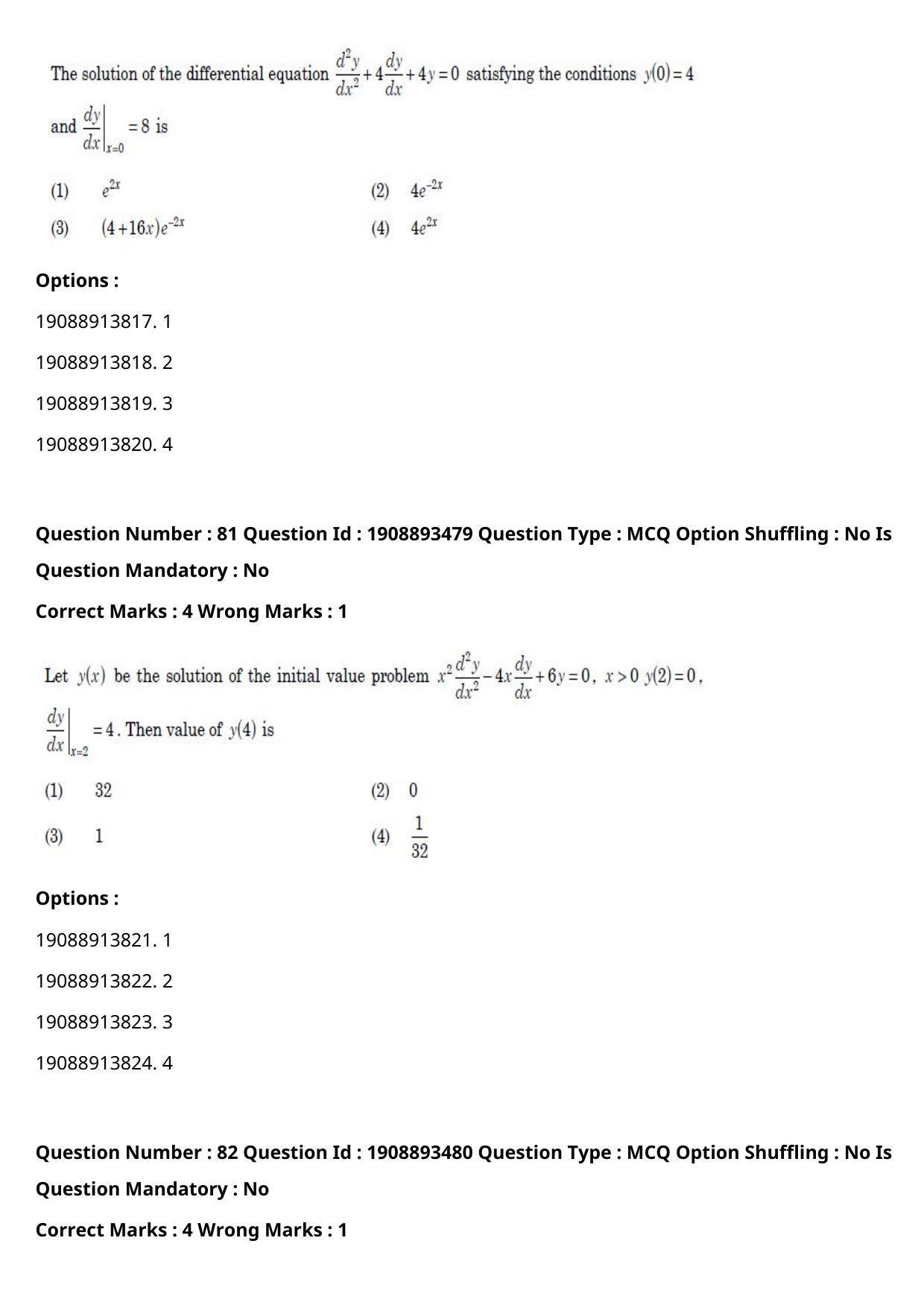 CUET PG 2021 PGQP27 Question Paper - Page 40