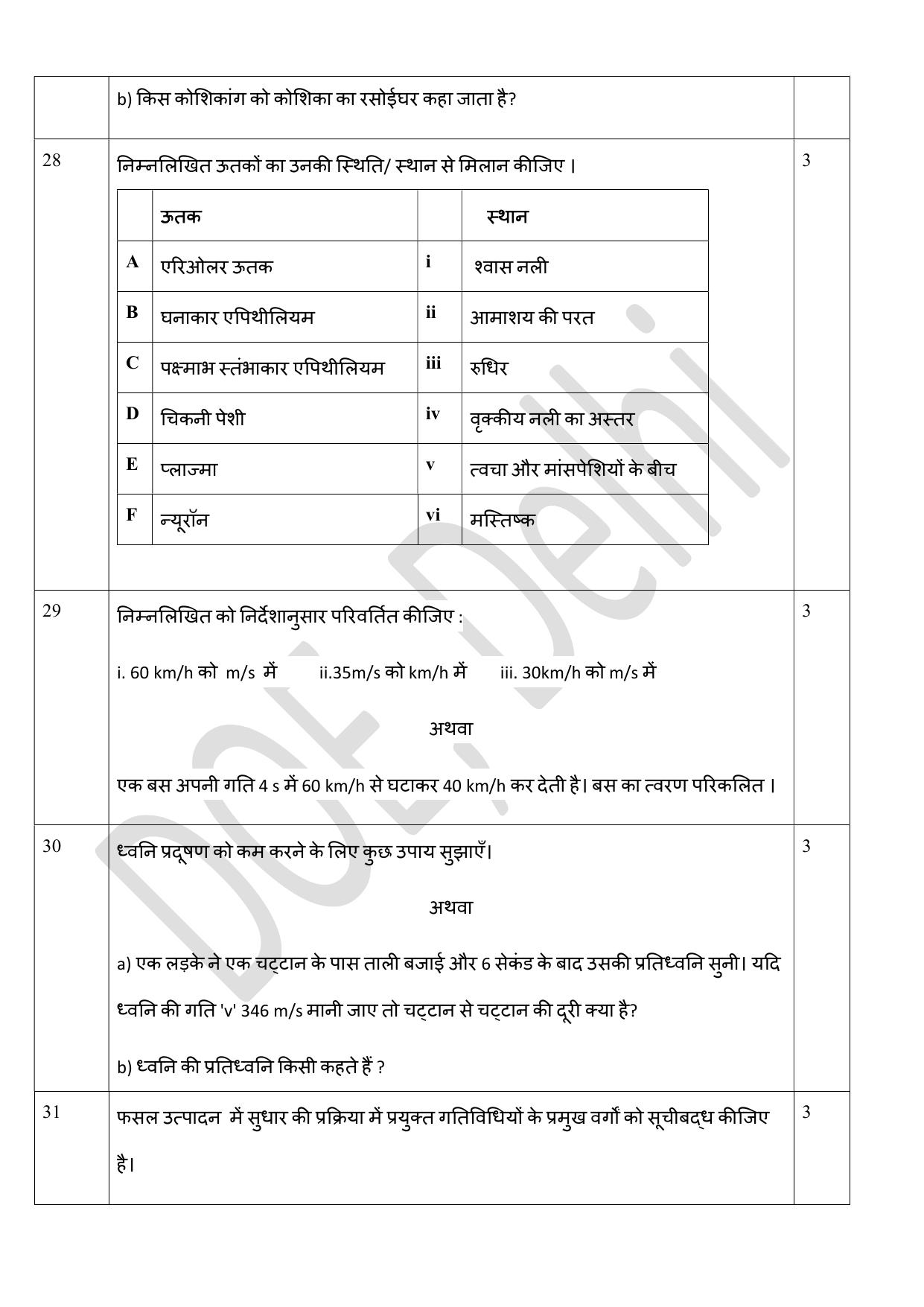 Edudel Class 9 Science (Hindi) Practice Papers-2 (2023-24) - Page 5