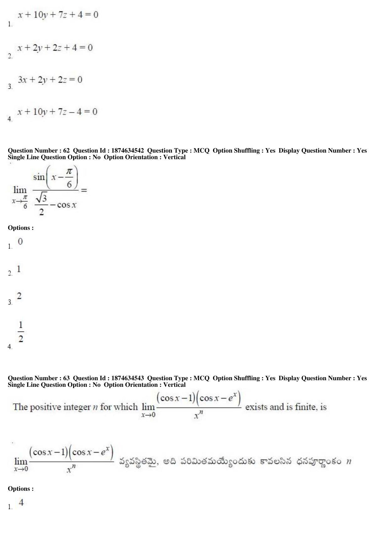 TS EAMCET 2019 Engineering Question Paper with Key (22 April 2019 Afternoon) - Page 36