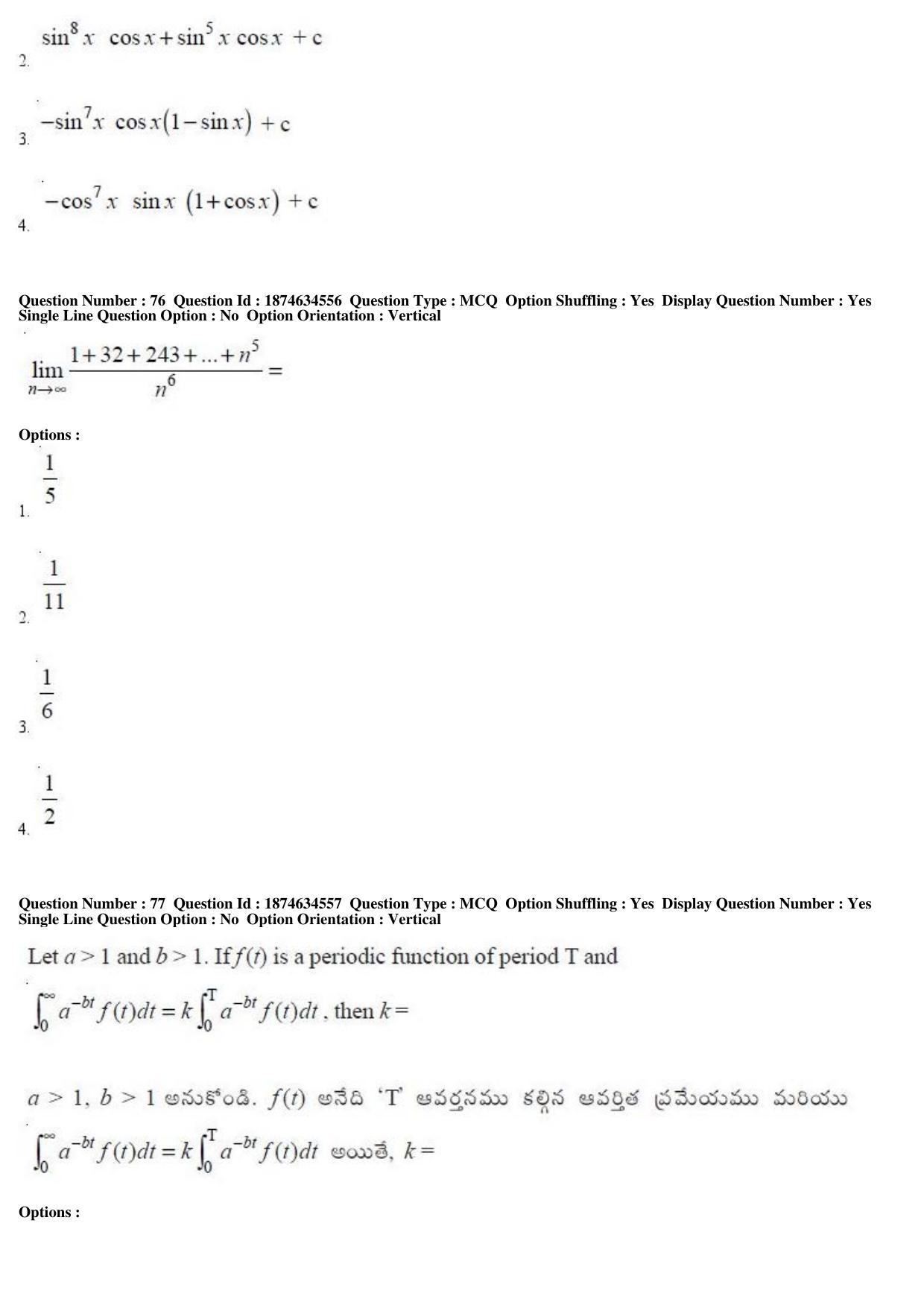 TS EAMCET 2019 Engineering Question Paper with Key (22 April 2019 Afternoon) - Page 44