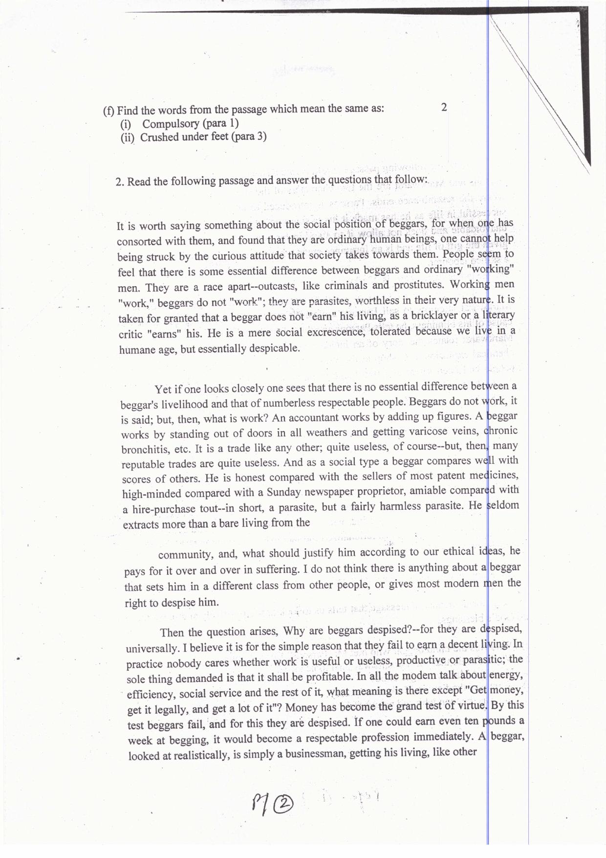 JAC Board Class 12th 2019 ENGLISH CORE SET-2 Model Paper - Page 2